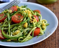 Salada de Milho e Courgette Quente