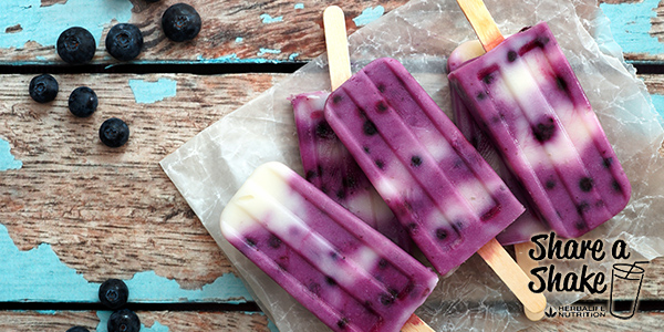 Receitas Herbalife Nutrition - Gelado de Mirtilo e Açaí