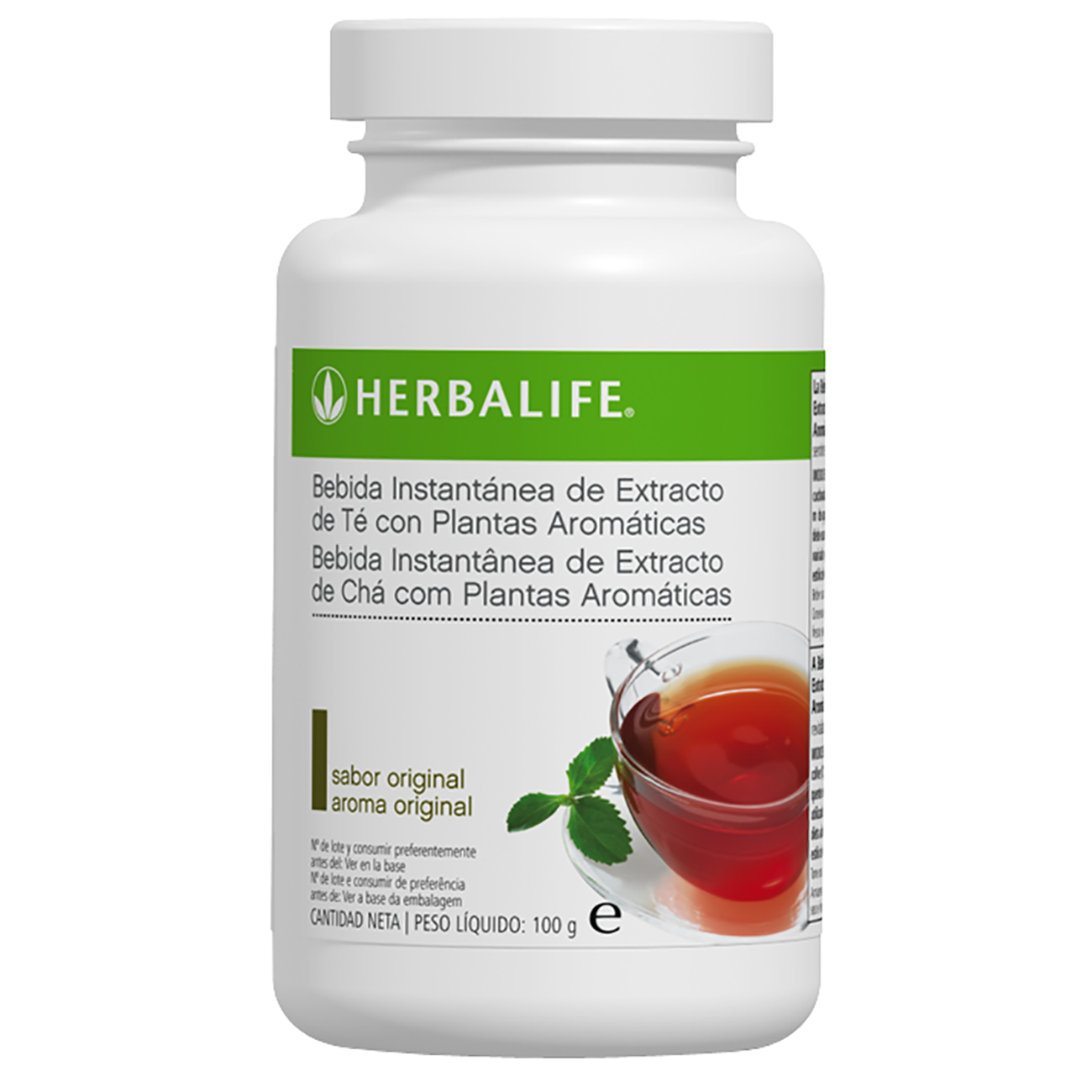 Bebida Instantânea de Extrato de Chá Herbalife 100Gr