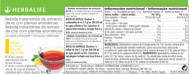 Bebida Instantânea de Extrato de Chá Herbalife