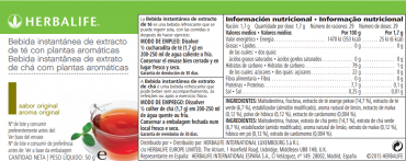 Bebida Instantânea de Extrato de Chá Herbalife 50Gr